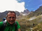 41 Laghetto superiore di Ponteranica con Valletto e...(selfie)